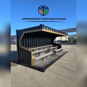 Tribune container 6m profil